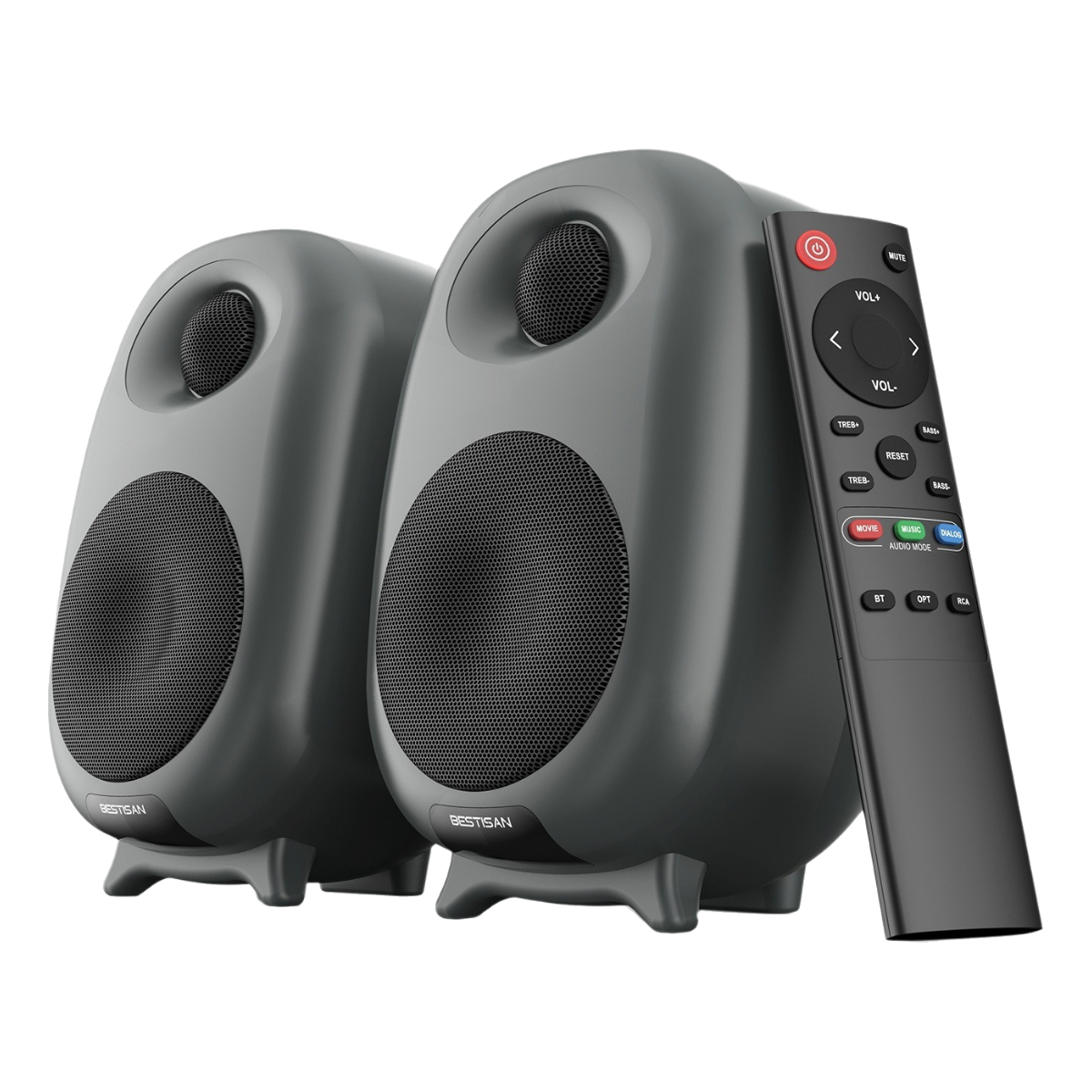 SR6 Premium 3" Active Bookshelf Speakers