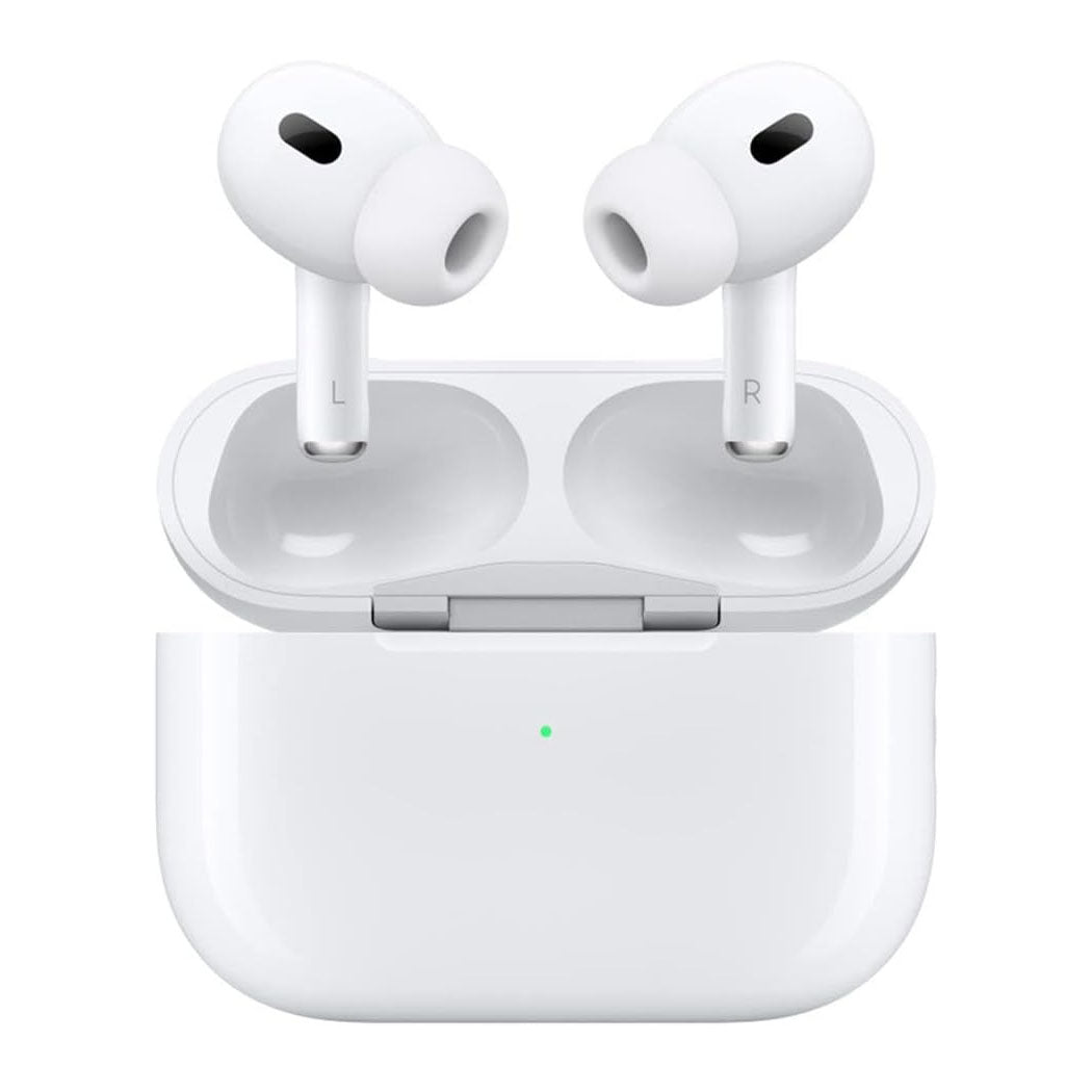 AirPods Pro (2nd generation) with MagSafe Case (USB-C) Bluetooth (White, True Wireless) With One Year Warranty