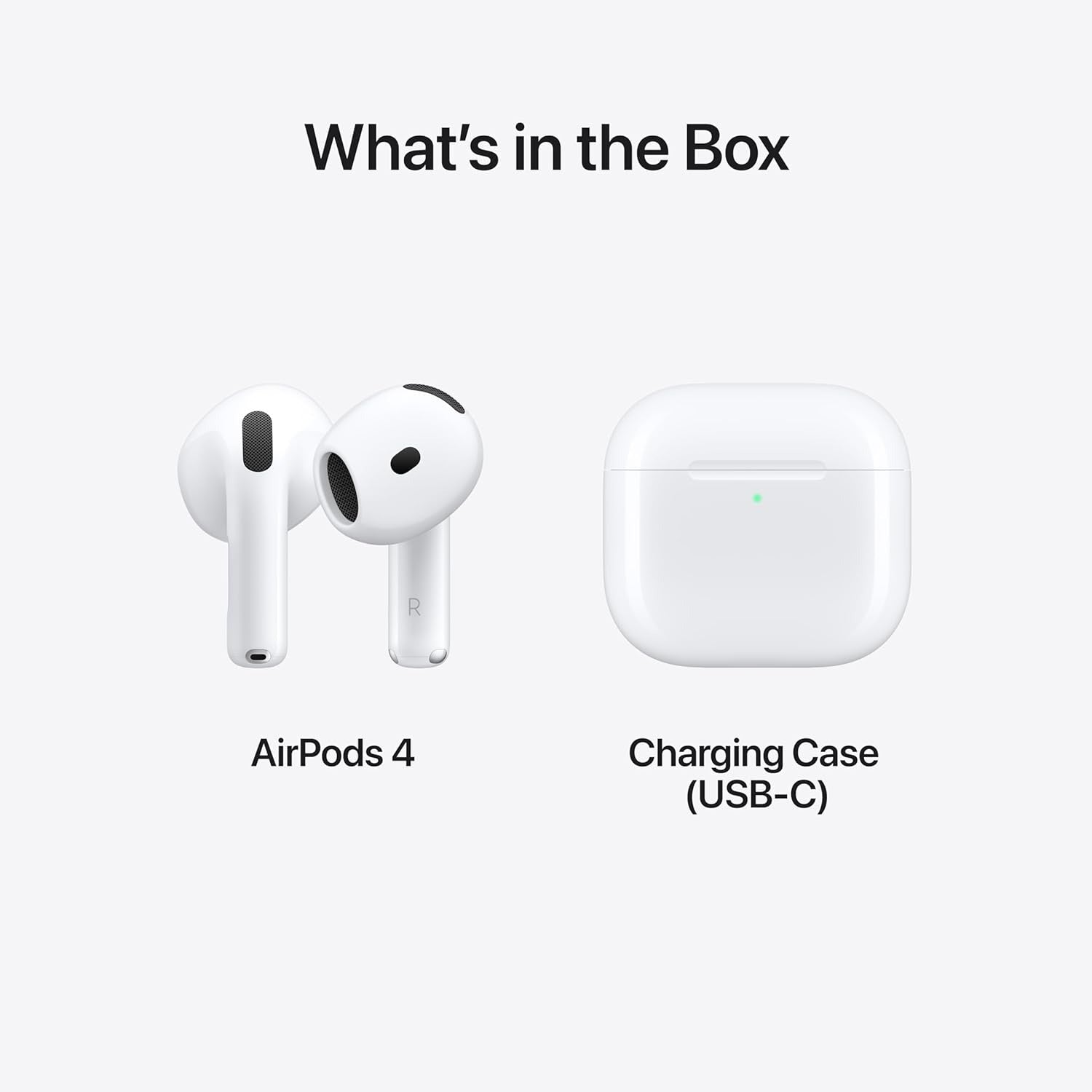 AirPods 4 with MagSafe Case (USB-C) Wireless Earbuds (White, True Wireless) Active Noise Cancellation,With One Year Warranty