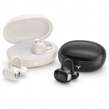 HM22 AI Smart Translation Clip-on Wireless Bluetooth Earphones (White, True Wireless)With One Year Warranty