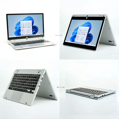 Dami3c Y116 11.6" Touchscreen 2-in-1 Laptop | 8GB RAM + 128GB/256GB SSD | Windows 11 Pro