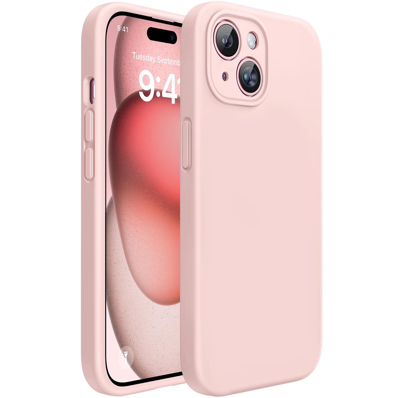 Magnetic for iPhone 17 Pro Max Case, Compatible with MagSafe, Integrated Silicone Camera Control Cover, 3.0mm Thicken Shockproof Drop Protection Phone Case for 17 ProMax, Orange