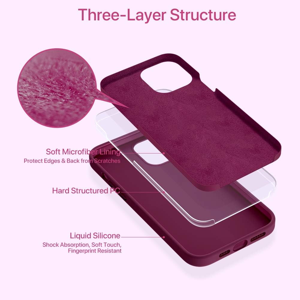 Magnetic for iPhone 17 Pro Max Case, Compatible with MagSafe, Integrated Silicone Camera Control Cover, 3.0mm Thicken Shockproof Drop Protection Phone Case for 17 ProMax, Orange