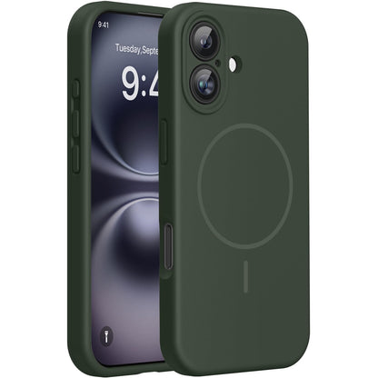 Magnetic for iPhone 17 Pro Max Case, Compatible with MagSafe, Integrated Silicone Camera Control Cover, 3.0mm Thicken Shockproof Drop Protection Phone Case for 17 ProMax, Orange