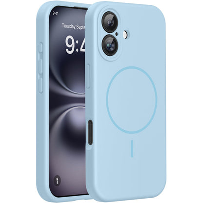 Magnetic for iPhone 17 Pro Max Case, Compatible with MagSafe, Integrated Silicone Camera Control Cover, 3.0mm Thicken Shockproof Drop Protection Phone Case for 17 ProMax, Orange