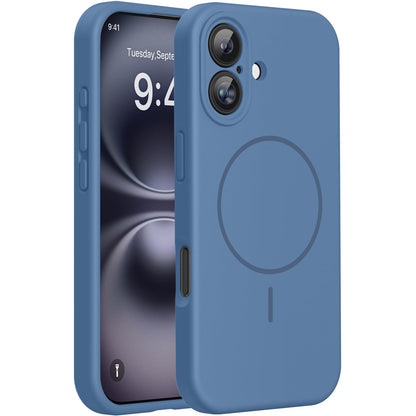 Magnetic for iPhone 17 Pro Max Case, Compatible with MagSafe, Integrated Silicone Camera Control Cover, 3.0mm Thicken Shockproof Drop Protection Phone Case for 17 ProMax, Orange