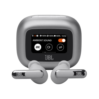 JBL Live Beam 3 - True Wireless Noise-Cancelling Stick-Closed Earbuds, 48Hrs Total Playback, Wireless Charging, 6 Mics for Perfect Calls, Multi-Point Connection, IP55 Waterproof and dustproof (Black)