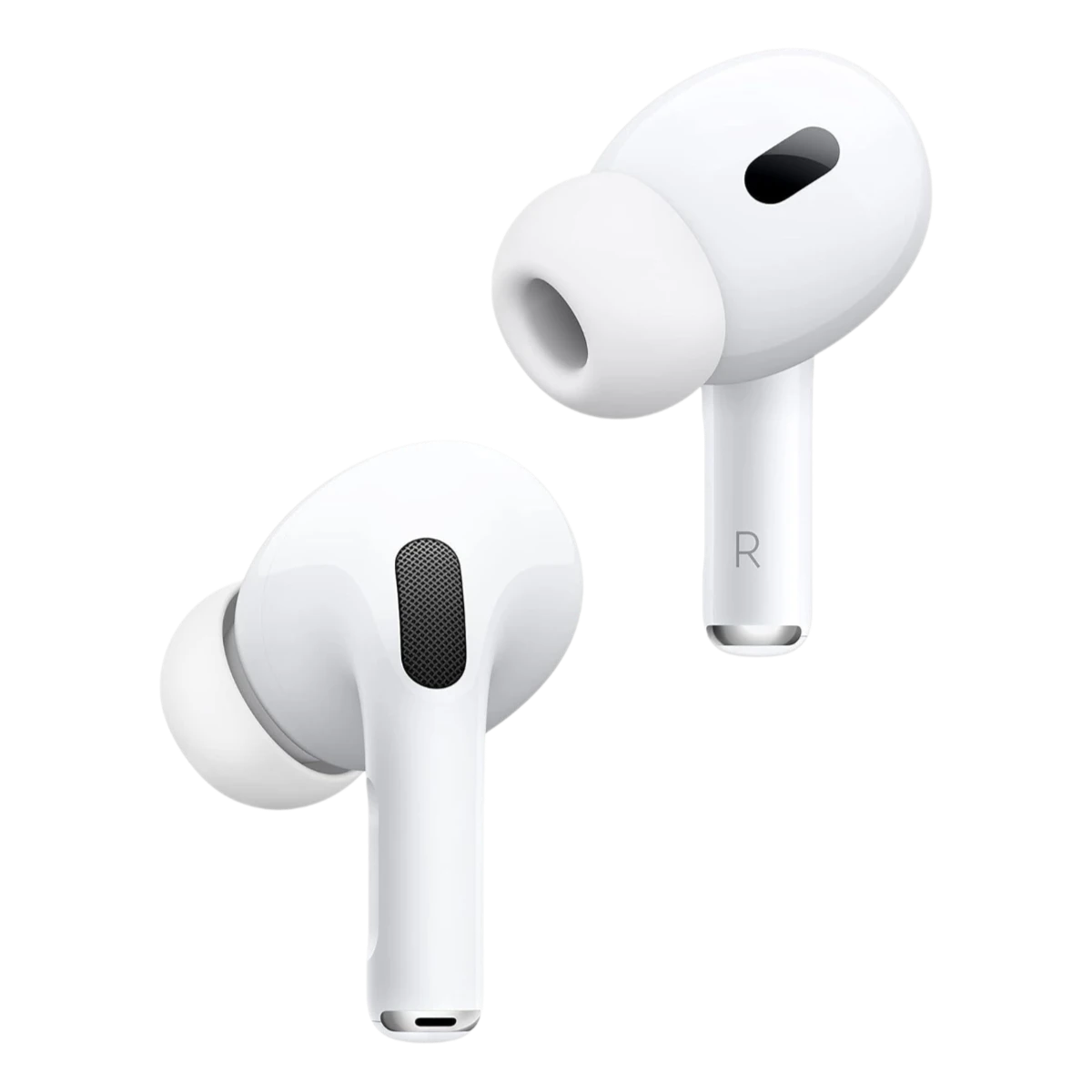 AirPods Pro (2nd generation) with MagSafe Case (USB-C) Bluetooth (White, True Wireless) With One Year Warranty