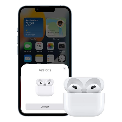Airpods 3 with MagSafe Charging Case Bluetooth (White, True Wireless) With One Year Warranty