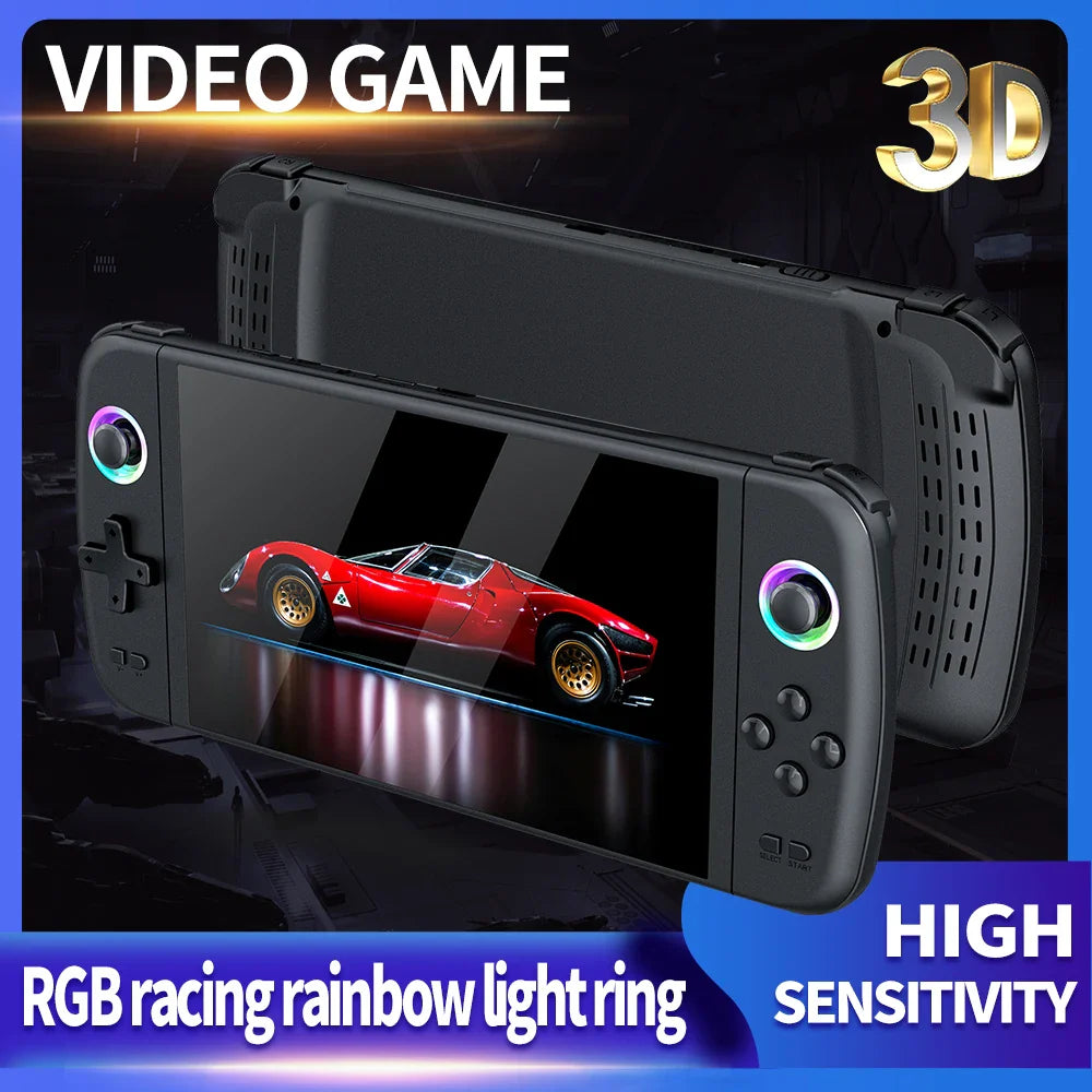 M27 Portable Pocket Retro Handheld Video Game Console 7.0Inch IPS Screen 1024*600 Display Support LINUX HDMI for boys game gift