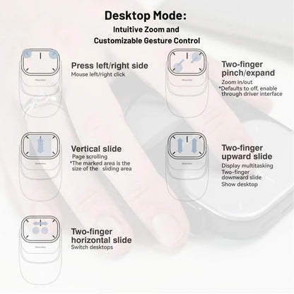 Cheerdots 2 Detachable Air Mouse Wireless Touchpad All-in-one Pocket AI Recording ChatGPT Enabled Mouse Customized Gaming Mouse